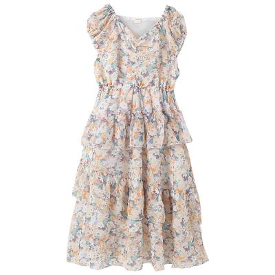 China Anti-wrinkle Summer Christmas Dresses For Little Girls Clothes Teenage Girl Clothes 14 Years Dress 9 Years Old for sale