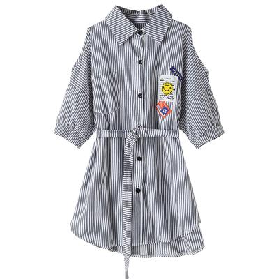 China Anti-wrinkle toddler girl clothes dress loungewear girl dress clothes Muslim 9 years old for sale