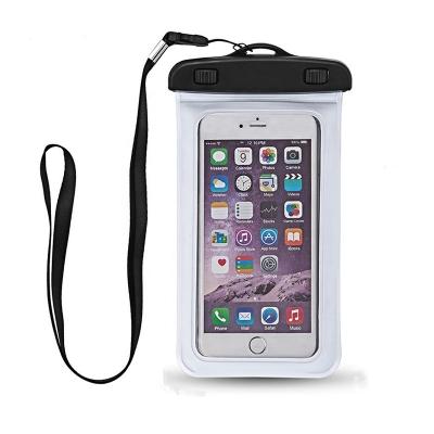 China Waterproof Cell Phone Bag 100% Sealed No Leaking TPU And PVC Waterproof Cell Phone Bag Water Proof Beach Dry Bag For Phone for sale