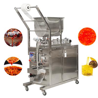 China Food Pouch Small Sachet Paste Packaging Machine Liquid Automatic Chili Oil Jam Tomato Sauce Bag Packing Machine for sale