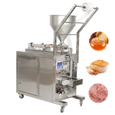 China Automatic Food Meat Fish Pie Multifunctional Yogurt Mayonnaise Ketchup Salad Honey Stick Sachet Packing Machine for sale