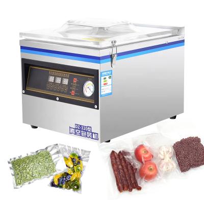 China Food Desktop Small Vacuum Sealer Machine Dried Seafood Vegetable Fruit Bean Sausage Vacuum Packing Machine Automobile for sale