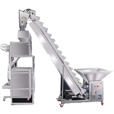 China Food Double Scale Semi Automatic Pellet Rice Seed Grain Weighing Filling Machine for sale