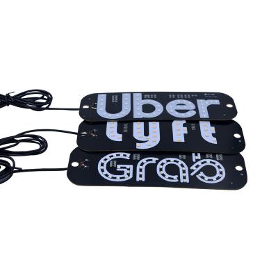 China Taxi Ubers Grab Led Car Windshield Cab Light Led Taxi Roof Signs USB Windshield Taxi Light L44mm*W40mm for sale