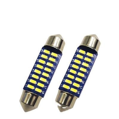 China Wholesale 3014 31/36/39/41mm 16SMD Festoon Car Reading Lights Interior Lights L42mm*W10mm for sale