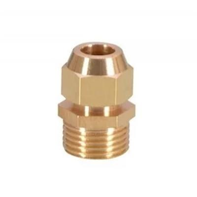 China Customized Brass Hydraulic Pipe Fittings For Equipment Parts for sale