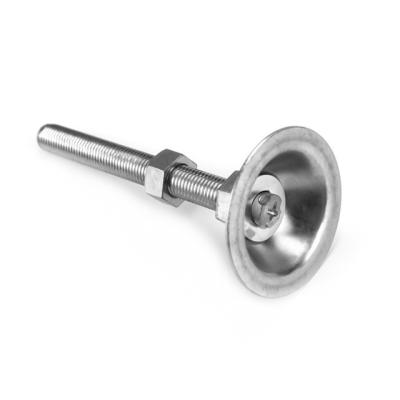 China Stainless Steel Metal Hardware Fasteners Nivelling Mount Zinkgeplatte oppervlakte Te koop