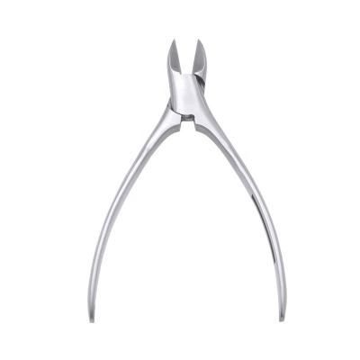 China For the nail. top cuticle nail and cuticle tweezers Nipper Rockhard Stainless steel cuticle trimmer dual-spring action nipper for sale