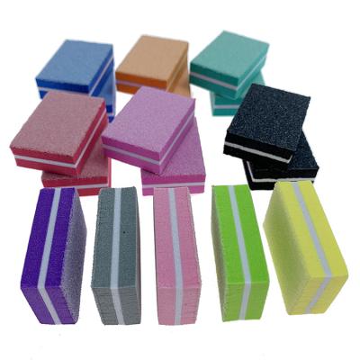 China For Nail Polish Disposable Nail Protect Mini Nail Buffer Block Nail Polish Sponge for sale