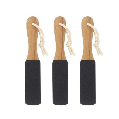 China High Quality Woody Dead Skin Foot File Pedicure 2 Sides Emery Sanding Foot File Coarse Callus Remover Foot File for sale