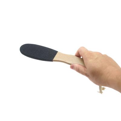 China Eco-Friendly Hot Selling Eco Frendily Foot File Dead Skin Remover With Wooden Handle for sale