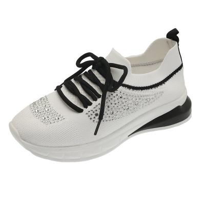 China Lightweight Fly Woven Hollow Mother Sports New Stretch Leisure Women's Low-cut Shoes for sale