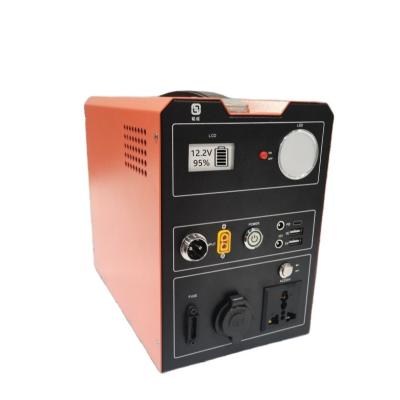 China New Product 12V C500W Orange500w Large Capacity Energy Storage Outdoor Power Energy Storage Type C for sale