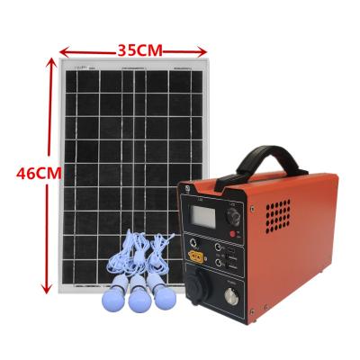 China T20W-C Solar Power Generation System Outdoor Generators For Home System Solar Home Lighting for sale