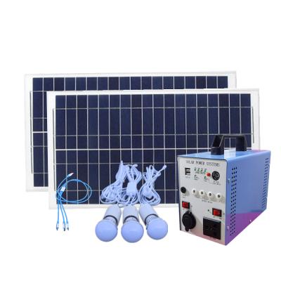 China 2022 Full Power Outdoor Lighting 60W Solar Generators Home Solar Power System Hot Sale Outdoor for sale