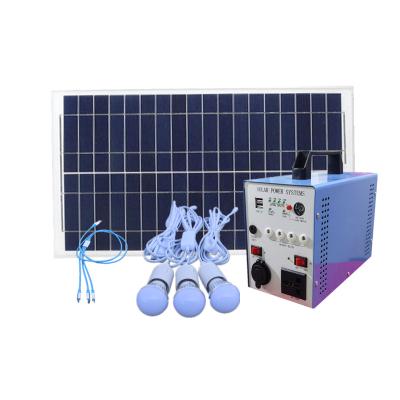 China 2022 outdoor 30W full power outdoor power lighting camping generatorsolar power hot sale for sale