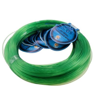 China Green Color Nylon Monofilament Monofilament Fishing Sink Line Hank for sale