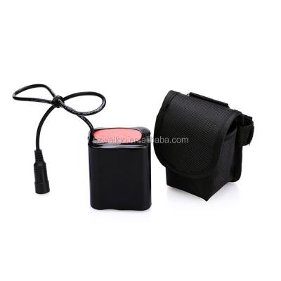 China Rechargeable Toys 6x 18650 6600mAh 8.4V Li Ion Battery Pack For T6 Q5 L2 Bicycle Bike Light for sale