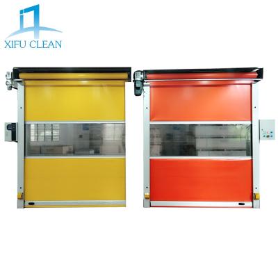 China Excellent Machining Accuracy Windproof Fast Roll Up Door Fast Speed ​​Rolling Door For Laboratory Hospital for sale