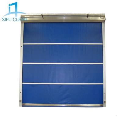 China Windproof High Speed ​​Roll Door Industrial Project Exhaust PVC Rolling Door Wholesale Manufacturer for sale