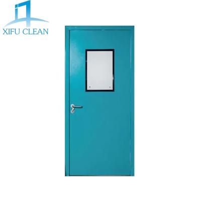 China Soundproof Factory Direct Stainless Steel Swing Door Clean Room Single Door For Hospital for sale