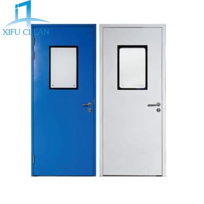 China Transitional Cleanroom Simple Swing Style Doors For Hospital Healthcare Center for sale