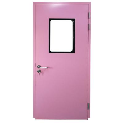 China Chinese Hospital Clean Room Single Swing Door Direct From Factory for sale