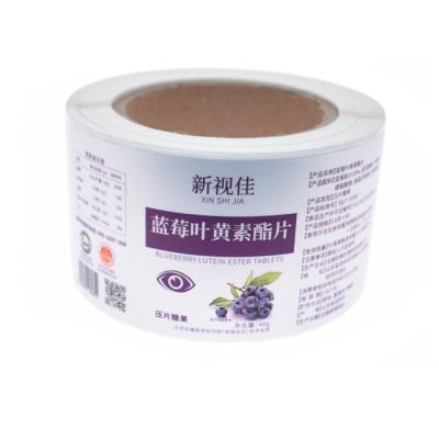 China Waterproof Bottle Printing Label Spot UV Sticker Adhehsive Labels For Cosmetic Packaging for sale