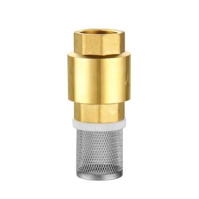 China General Brass Vertical Water Spring Filter 1/2-4 Inch Check Valve for sale