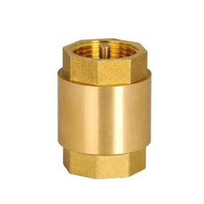 China Large Quality 1/2-4 Inch General Brass Spring Water Vertical Check Valve for sale