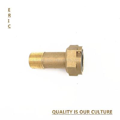 China Garden Hose Copper Brass Swivel Connector Water Meter Water O Ring Coupling Common Hose Fittings for sale