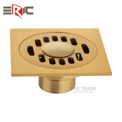 China Brass Strainer Cabinet Floor Drain With Strainer Square Shower Waste Trap Cover Home Filter Grid Bathroom Sink Fitting China Supplier New for sale