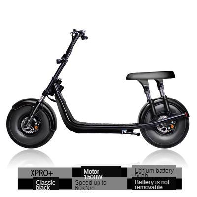 China Men Double Big Tire Electric Scooter Mount Electric Car Transport Scooter Motorcycle for sale