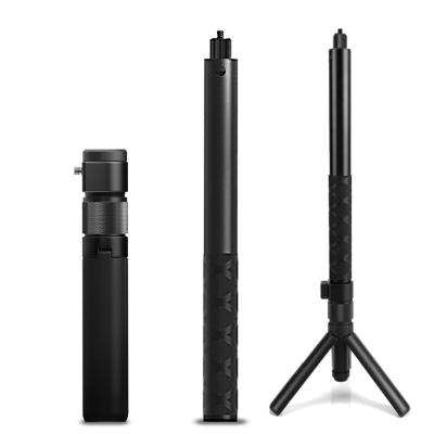 China Can be used as a tripod and handle the bullet time wholesale 360 ​​extendable handle 2-in-1 combo invisible edition selfie stick 3m stand extended tripod for one x x2 for sale