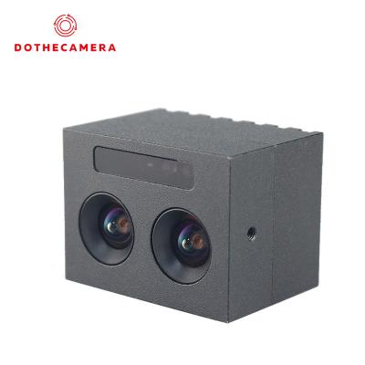 China Dual USB 2mp Face Recognition Lens Camera AR0230 AR0130 WDR Module With Monochrome Casing And Colorful Image for sale