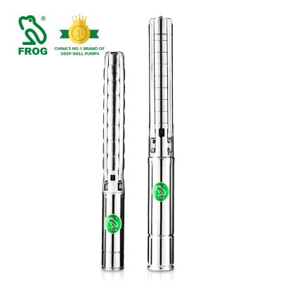 China Irrigation and Agriculture Professional FROG Deep Well Water Borehole Solar Submersible Pump for sale