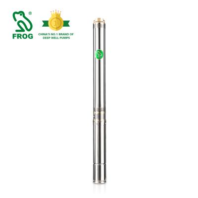 China Factory sale irrigation and agriculture submersible borehole borehole solar water pump 200 meters head solar pump for borehole Te koop