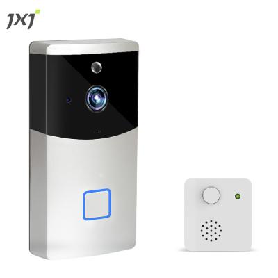 China JXJ 1080P PIR Sensor Smart Cordless Remote Doorbell with Camera Wifi Night Vision Visual Intercom Door Bell Electronic Webcam FA07 for sale