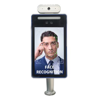 China 8 Inch 1080P Face Recognition Access Control Waterproof/Waterproof Temperature Detection Device for sale