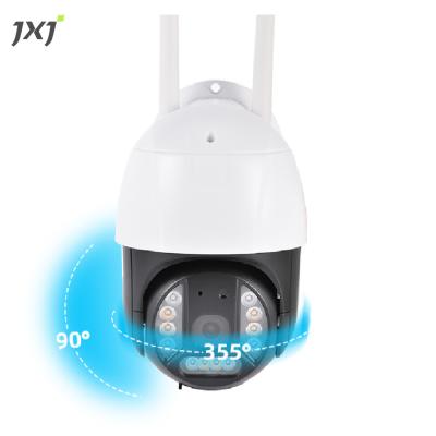 China Hot NIGHT VISION JXJ Voice POE Tuya HD Outdoor Camera 2.4G Wifi Smart Wireless Lights Webcam Wireless Monitor 12 Outside System for sale