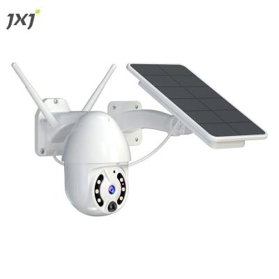 China IR & Color Night Version JXJ 1080p Wifi Surveillance Night Vision Compact Infrared Backup Solar Powered Solar Powered Network Camera for sale