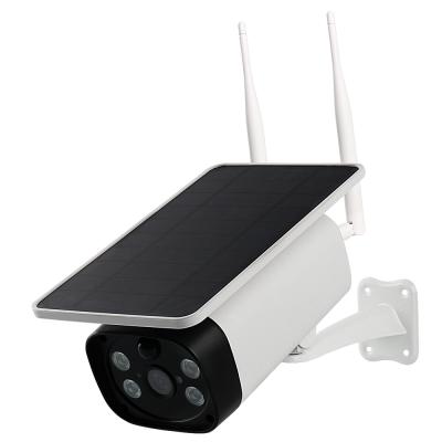 China Hot Selling WIFI JXJ H.265 HD COMS Outdoor Outdoor Two Way Home Wireless Surveillance and IP Battery DC Bullet Solar Network Camera with Sim for sale