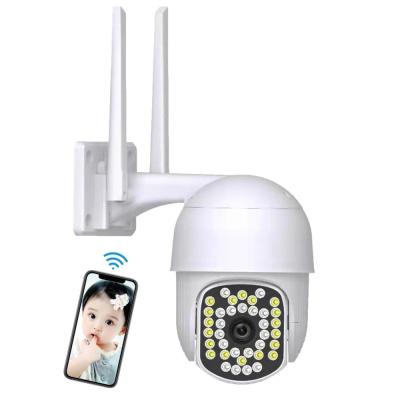 China JXJ Factory Supply 1080P Color Night Vision PTZ Wireless Wifi 21 Direct Wireless 1080P Color Night Vision PTZ IP Camera White Light Human Motion Tracking IP Camera 720p Outdoor 720p for sale