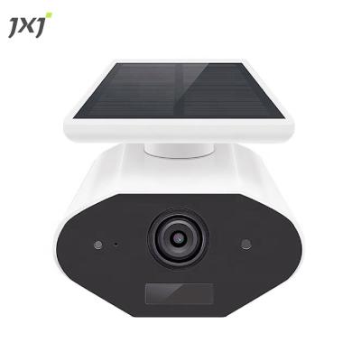 China Type 6400mAh Battery Tuya IP CCTV 1080P NIGHT VISION JXJ Wifi Support Home Security System 18650 Rechargeable Low Power Charging Solar Camera for sale