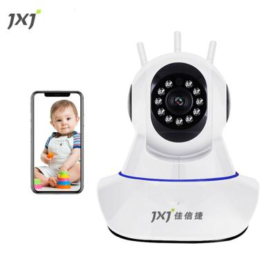 China NIGHT VISION JXJ Made in China 2MP HD 360 Secret Small Children Camera Tuya APP Surveillance Smart Auto Wireless CCTV WiFi 3 Antennas for sale