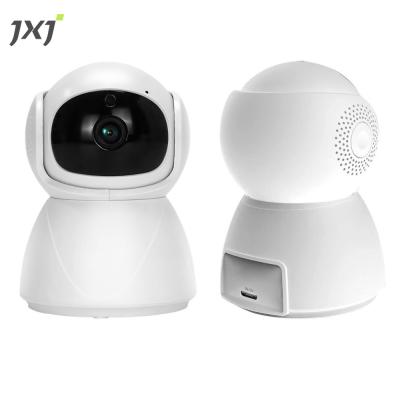 China NIGHT VISION JXJ Shenzhen Supplier 720P Mini PTZ Tracking Older Rotation Mode Webcam Shop Monitor Baby Care Camera for sale