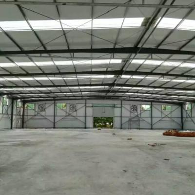 China Modern Designed Economical Workshop Roofing Large Span Real Estate Construction Steel Metal Frame Structural for sale