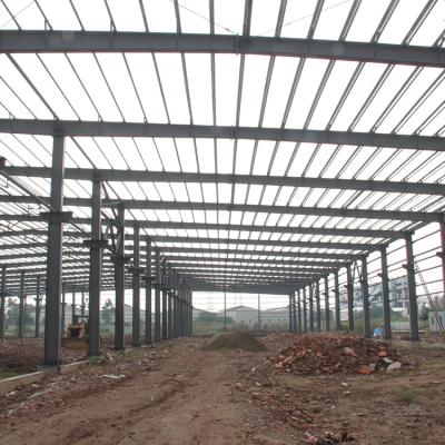 China Large Metal Structural Roofing Frame Shed Steel Workshop Structure Warehouse Metal Factory Construction Building for sale