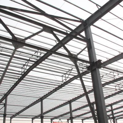 China Low Cost Structural Roofing Prefabricated Large Span Light Steel Structure Industrial Building Steel Structure Warehouse Workshop for sale