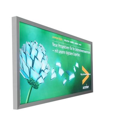 China Advertising Display Mall Outdoor Aluminum Profile Led Frame Photography Tension Fabric Flash Light Box With Waterproof 2835 LEDs Backlit for sale